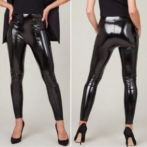 SPANX Glossy Black Leggings